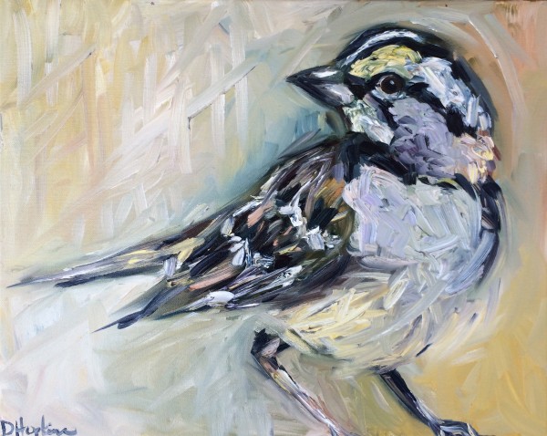 Looking Back (Sparrow Painting)