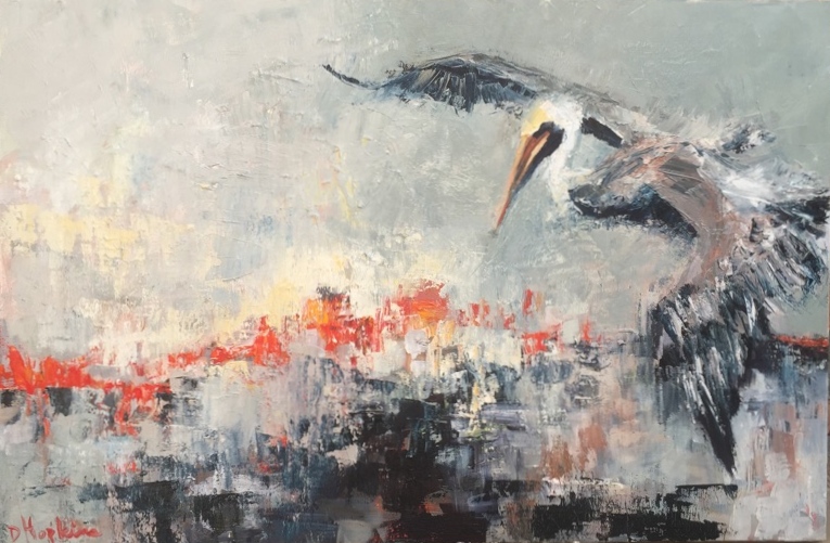 pelican painting