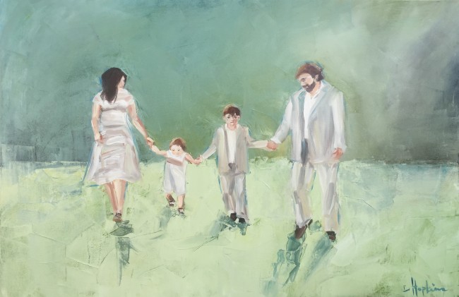 family portrait by Denise Hopkins