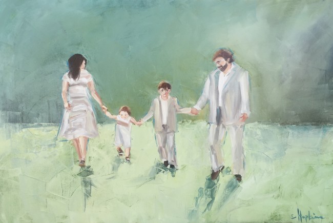 family portrait by Denise Hopkins