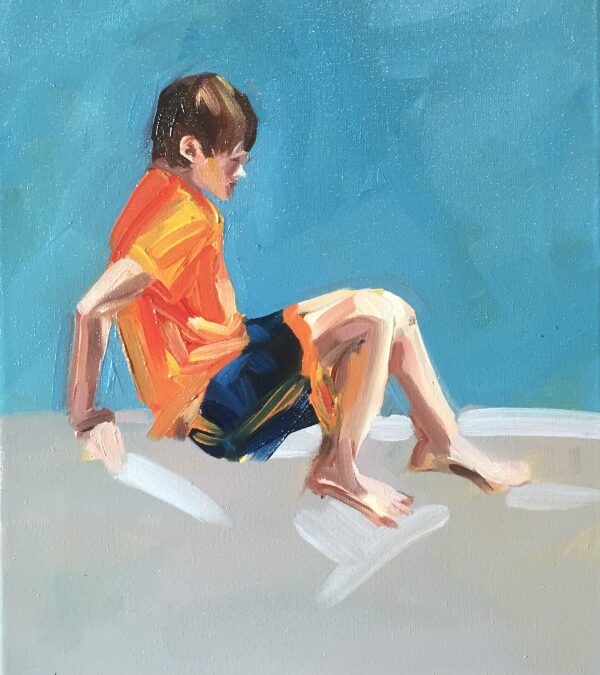 Figure Painting by Denise Hopkins