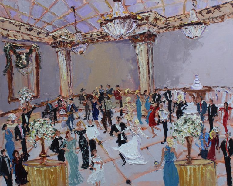 New Orleans Live Wedding Painting