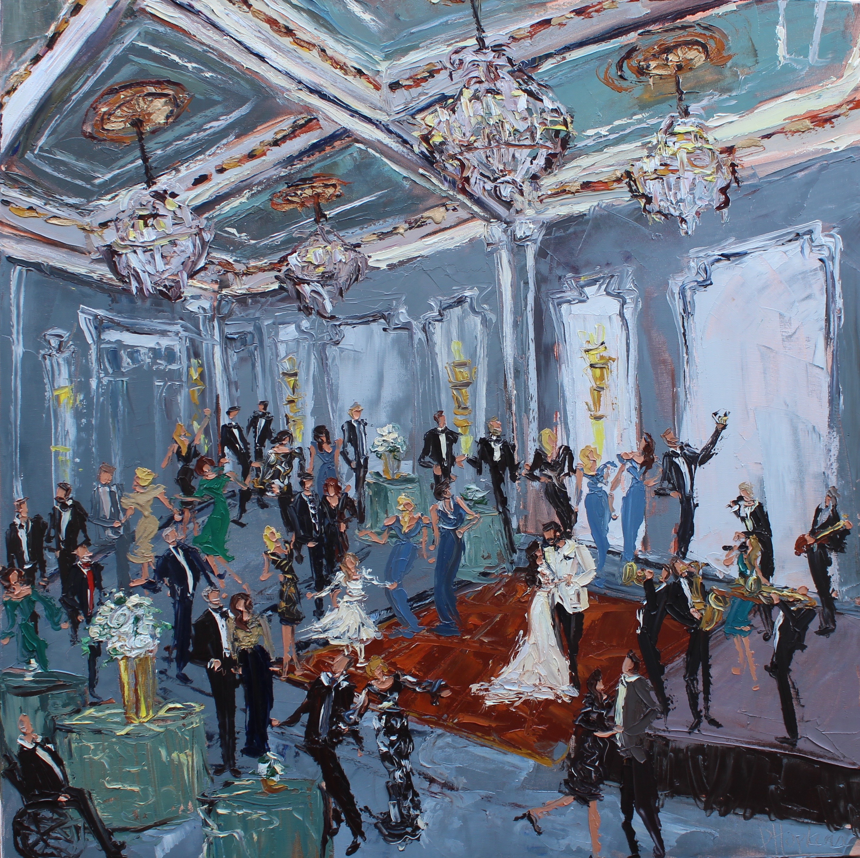 New Orleans Live Wedding Painting