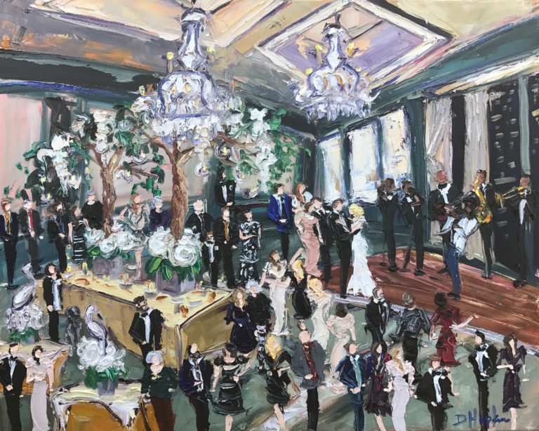 New Orleans Live Wedding Painting