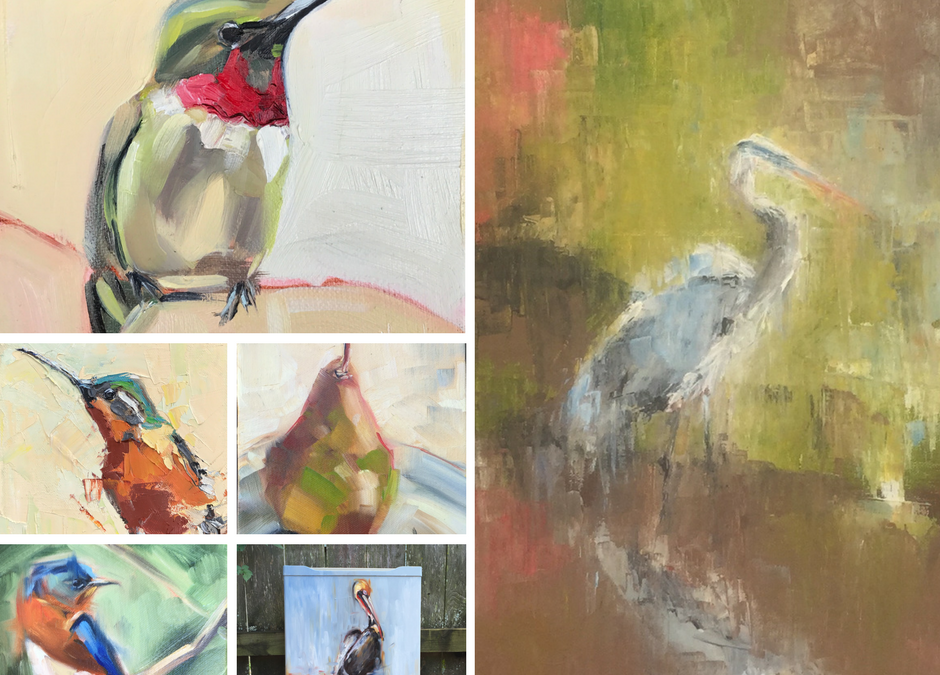 Bird paintings