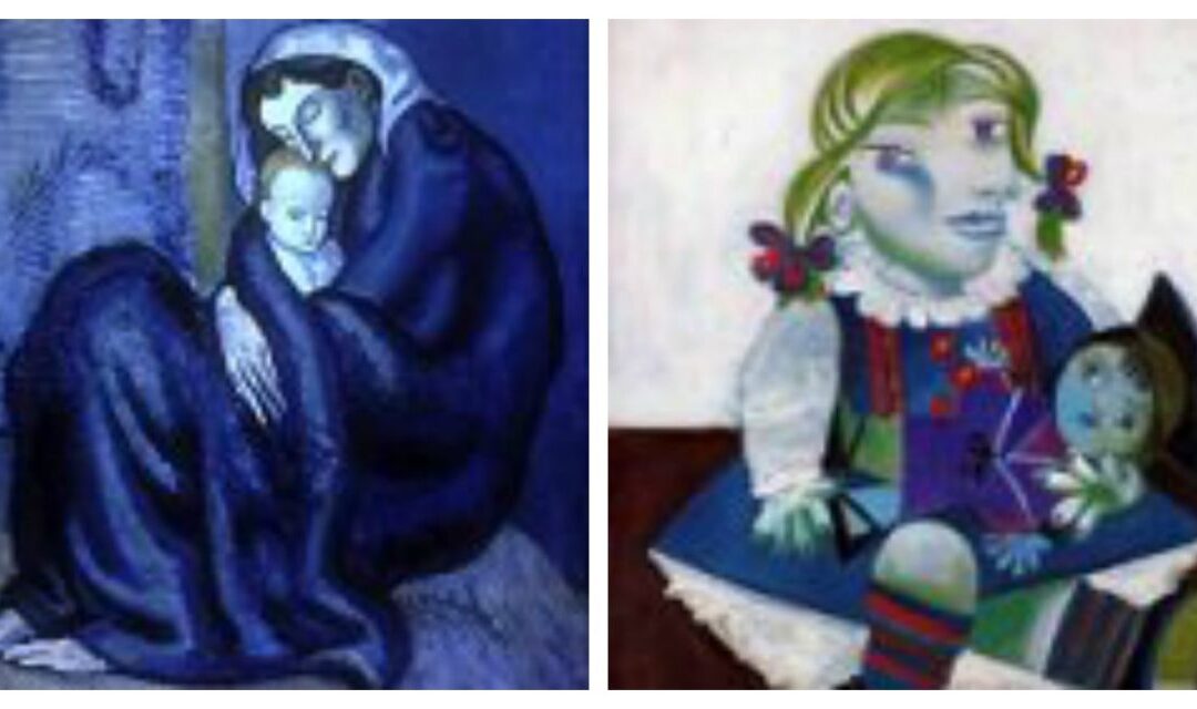 picasso woman and child