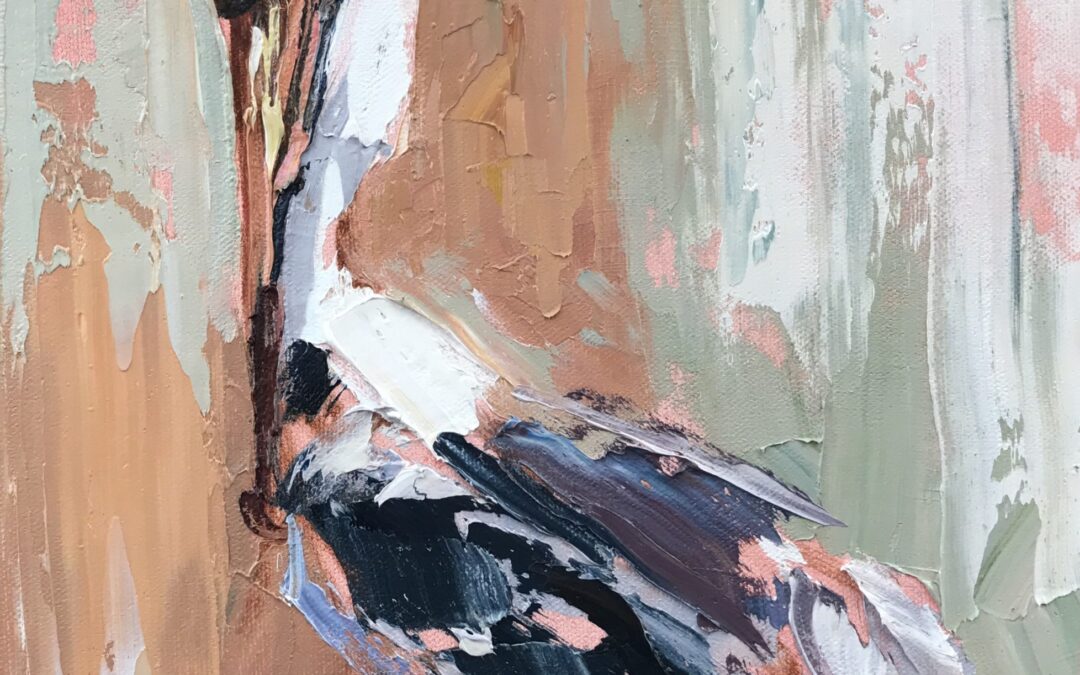 pelican oil painting