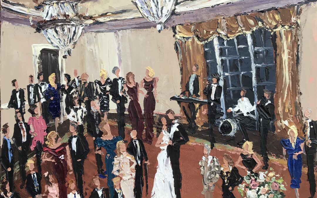 new orleans live wedding painting
