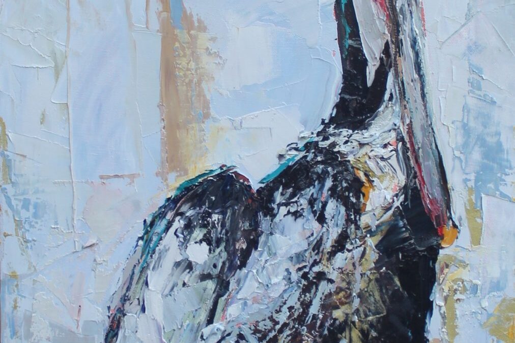 16×40 pelican painting