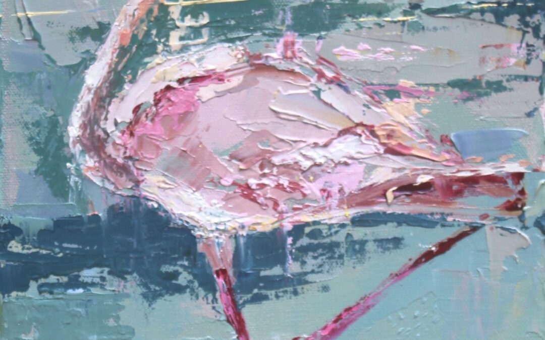 flamingo painting