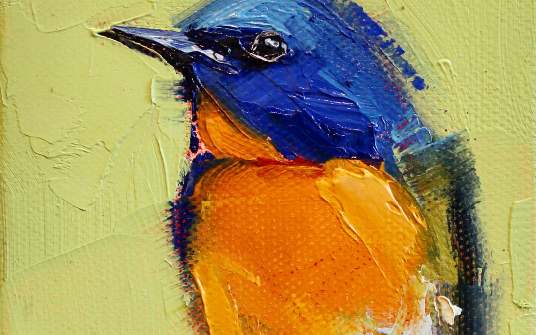 bluebird painting