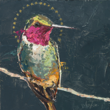 hummingbird art