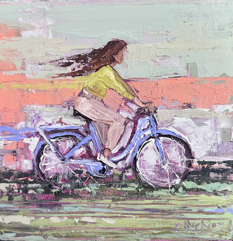 bicycle painting
