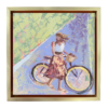 "Off the Beaten Path" 8x8, oil on canvas, framed - Image 2