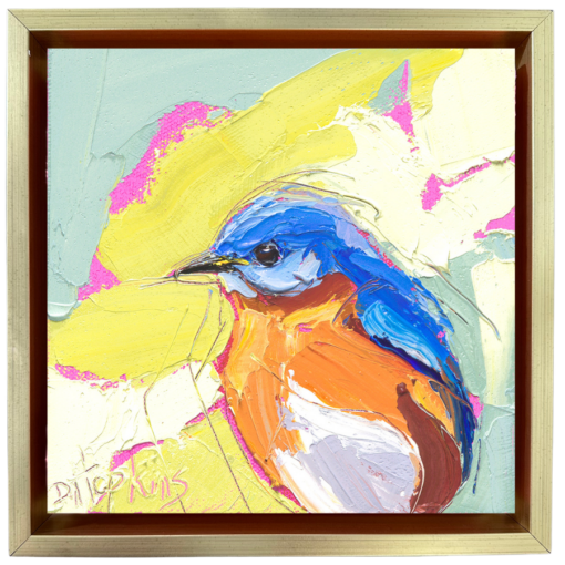 bluebird oil painting