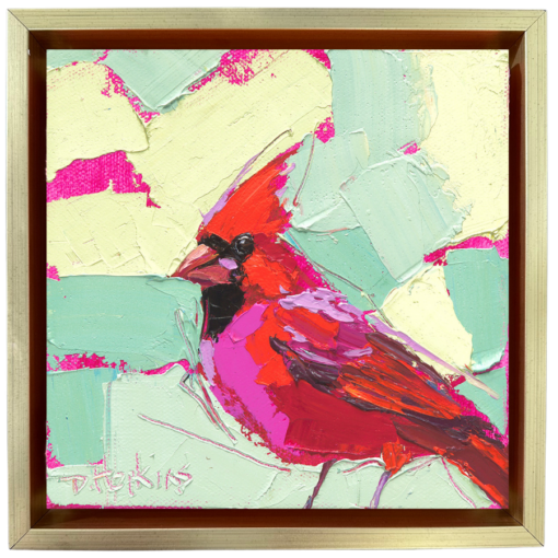 cardinal oil painting