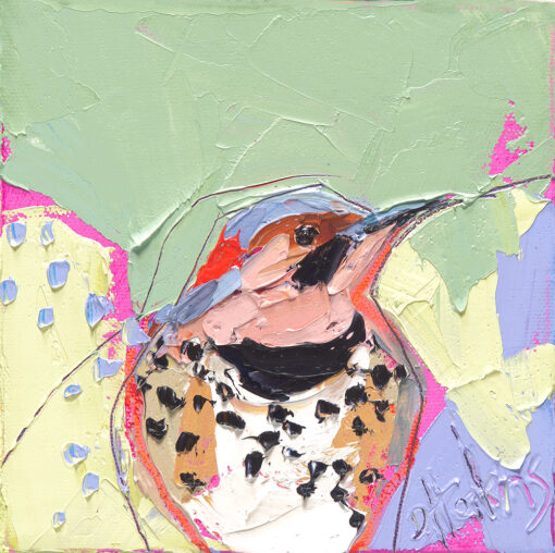 northern flicker oil painting
