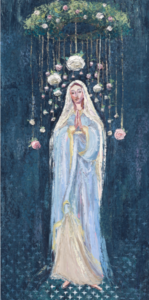 blessed mother art print