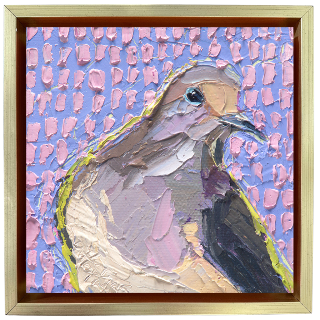 dove oil painting