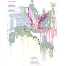 "Peace" poetry giclée