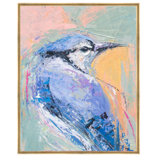 "Meet My Gaze" 24x20, oil on canvas, framed - Image 2