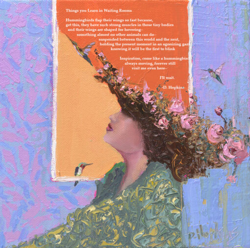 "Waiting for Inspiration" poetry giclée