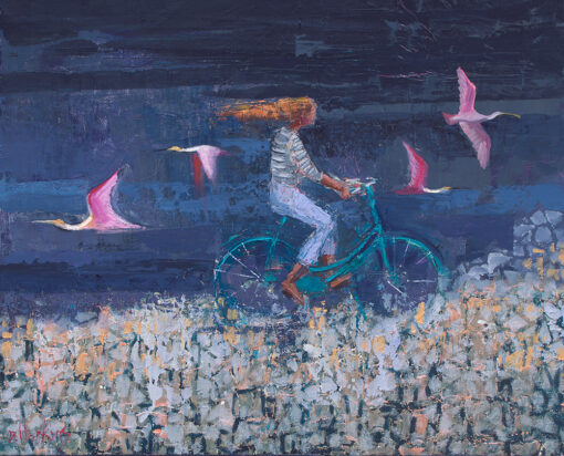 “Meanwhile the World Goes On” 20x24 inches