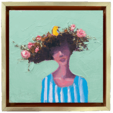 "Resting Place" 6x6 framed