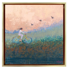 "In the Shadow of Your Wings" 24x24, oil on canvas