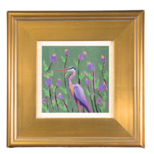 "Walk with me, Talk with me" 6x6, framed