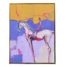 "There She Goes Again" 8x10, framed