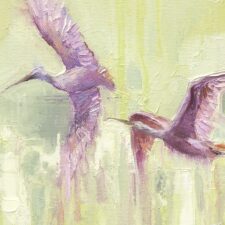 "Gratitude" 24x30, Canvas Print (Left-Facing)