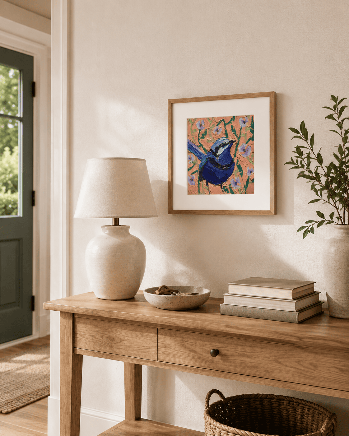 Blue Magic — Splendid Fairywren Art Print - Image 2