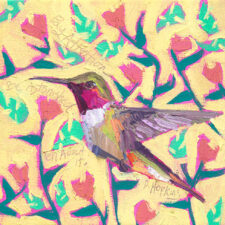 Tell About It — Hummingbird Art Print