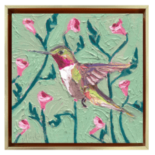 A Morning Prayer — Original Hummingbird Painting