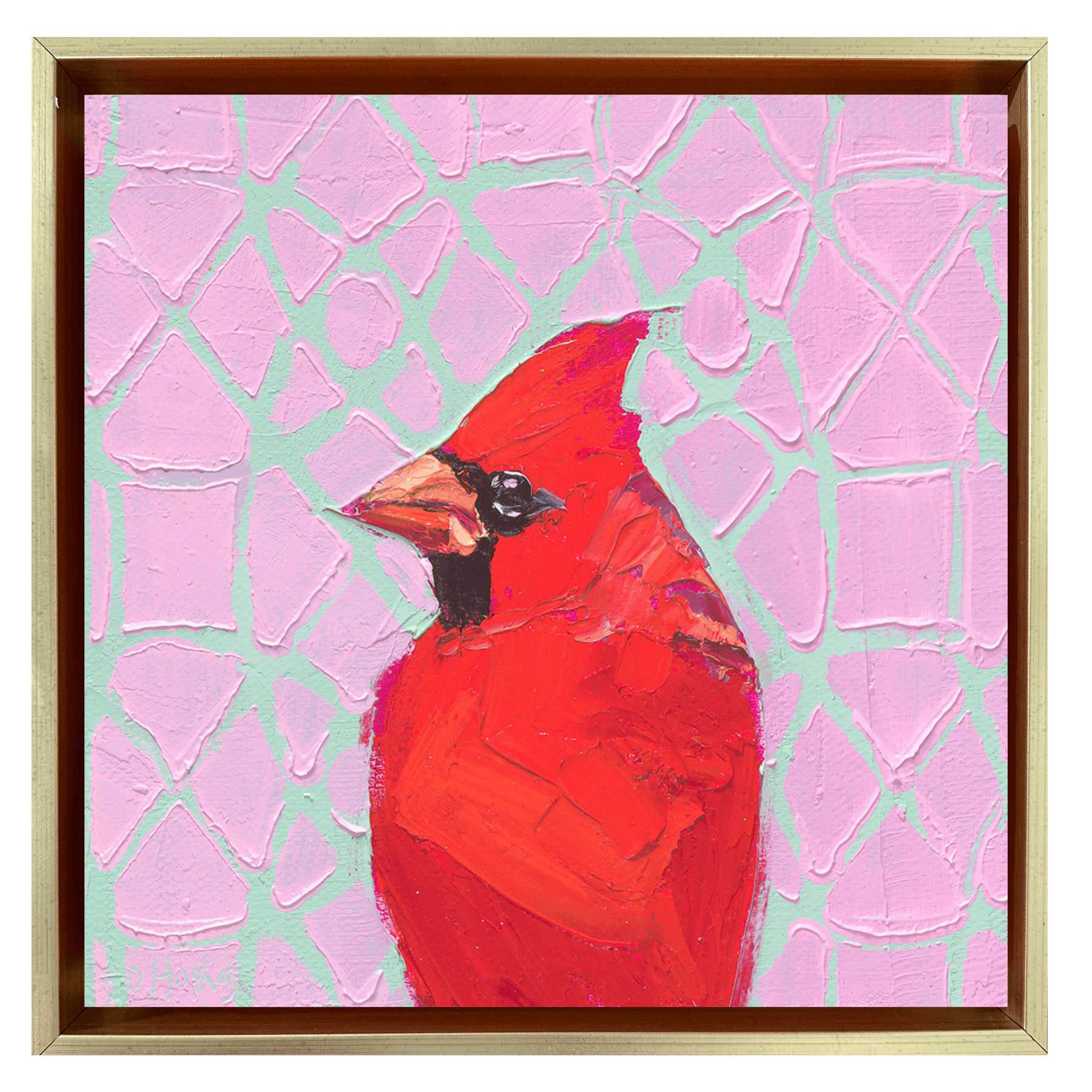 Highlight of My Day — Original Cardinal Painting