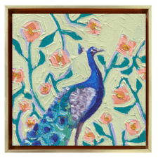 Pretty Proud — Original Peacock Painting